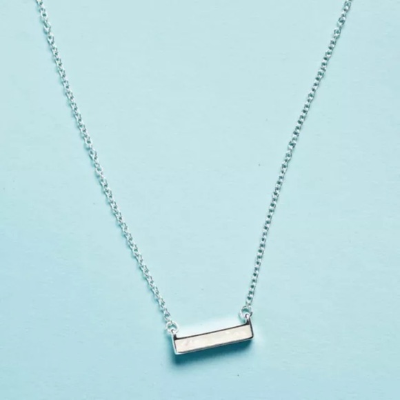 2Bandits Athens Silver Iridescent bling Bar chain - Picture 5 of 11